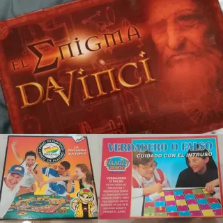 Lote de 3 juegos de mesa.