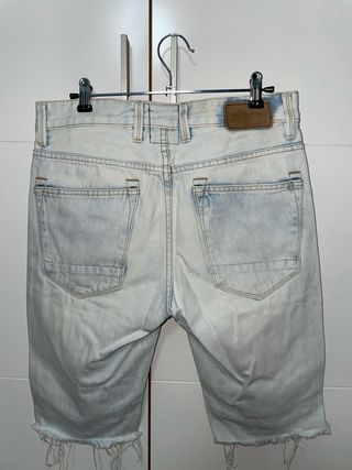 Pantalón corto vaquero Pull&Bear desgastado T38