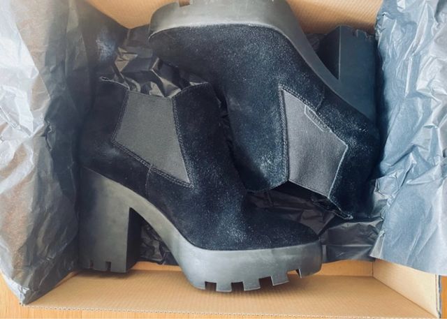 Botines Calvin Klein Piel Negra