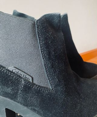 Botines Calvin Klein Piel Negra