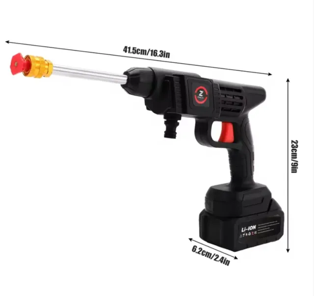 Limpador de Alta Pressão com Bateria Recarregável 30000mAh