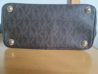 Bolso de Hombro Michael Kors Marrón/crema