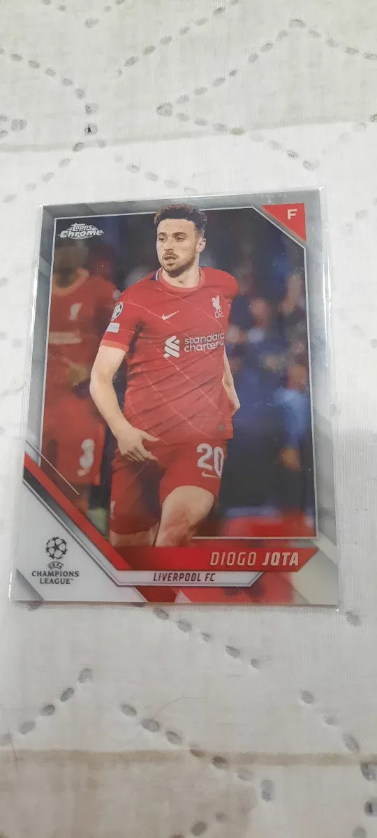 Diego Jota Topps Chrome Liverpool FC