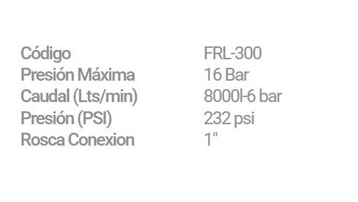 Conjunto Filtro Regulador Lubricador 1