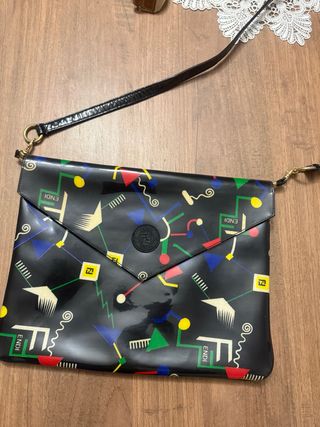 Tracolla Fendi Vintage Anni '80 Multicolor