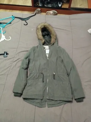 Parka verde niña 9-10 años
