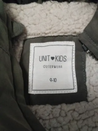 Parka verde niña 9-10 años