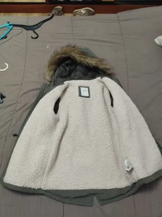 Parka verde niña 9-10 años