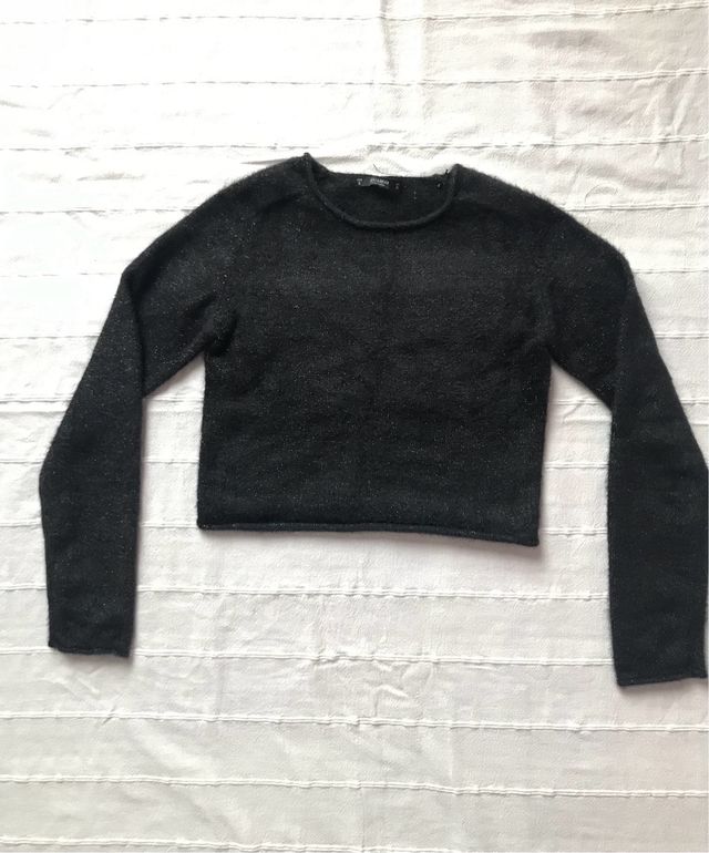 Jersey negro con brillos