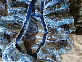 Vestido corto bohemio transparente manga corta