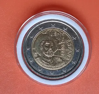 Moneda 2€ España Juan Sebastián Elcano 2022