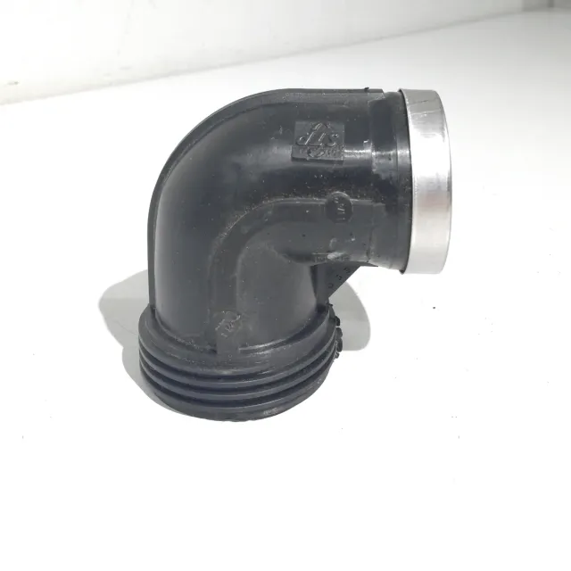 Colze PVC 90º + brida | Codo PVC 90° + abrazadera