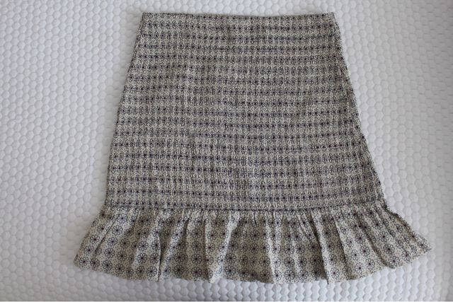 Falda Mango Teen fruncida estampado flores