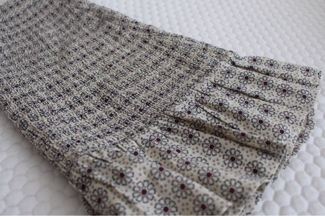 Falda Mango Teen fruncida estampado flores