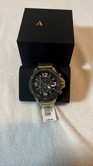 Reloj Armani Exchange Street Cronógrafo Dorado