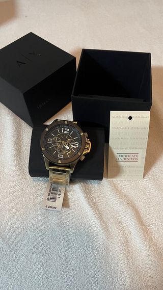Reloj Armani Exchange Street Cronógrafo Dorado