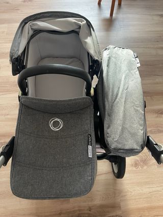 Carrito Gemelar Bugaboo Donkey Gris