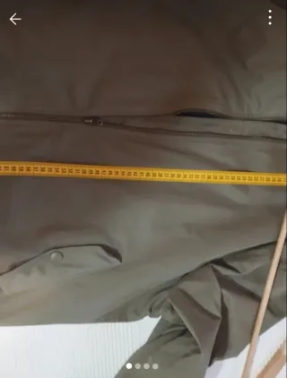 Cazadora bomber verde militar talla L