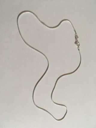 Cadena de plata unisex