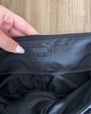 Mallas Puma Negras Gimnasio Mujer