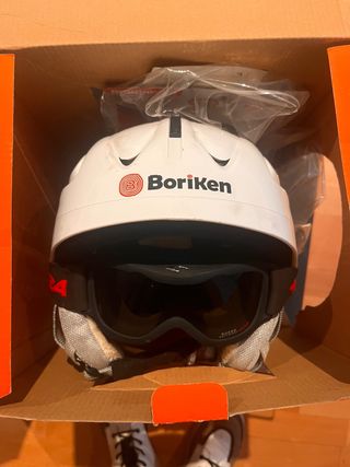 Casco Ski Boriken + Gafas Carrera Talla S
