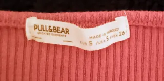 Camiseta Pull&Bear manga larga lazo