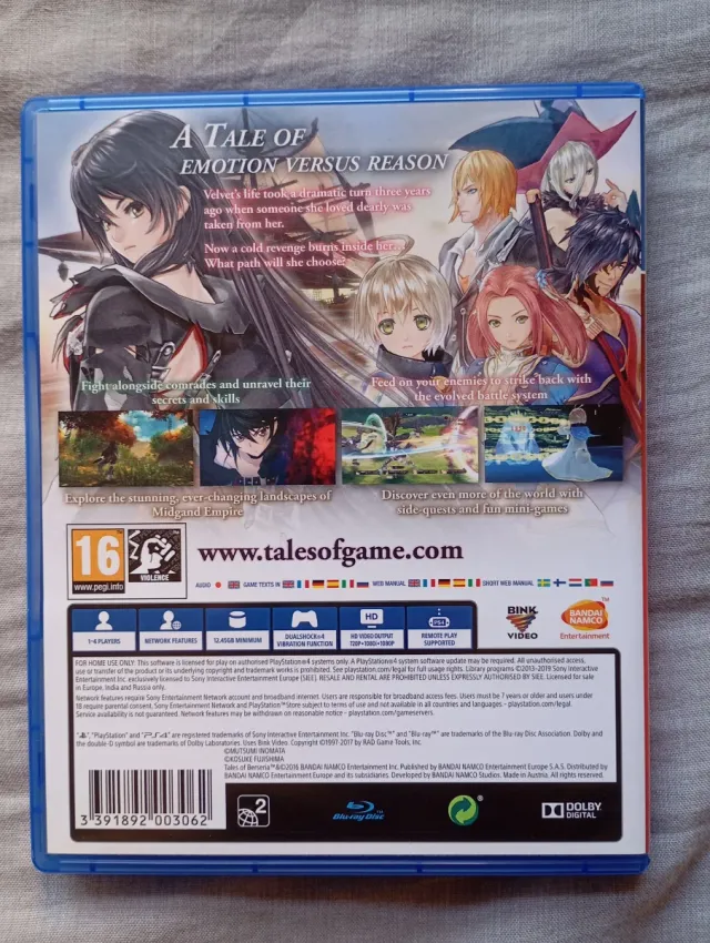 Tales of Berseria PS4 (PlayStation 4)