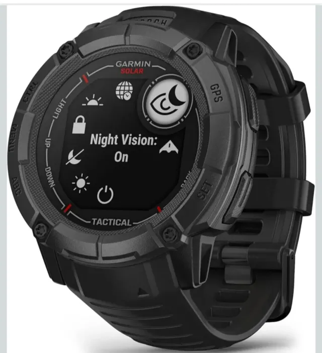 Garmin Instinct 2X Solar Tactical Negro