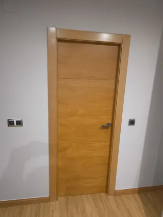 Puerta madera 203x72 cm.