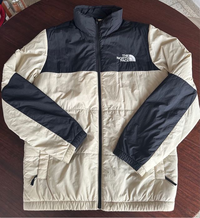 Chaqueta The North Face Beige y Negra