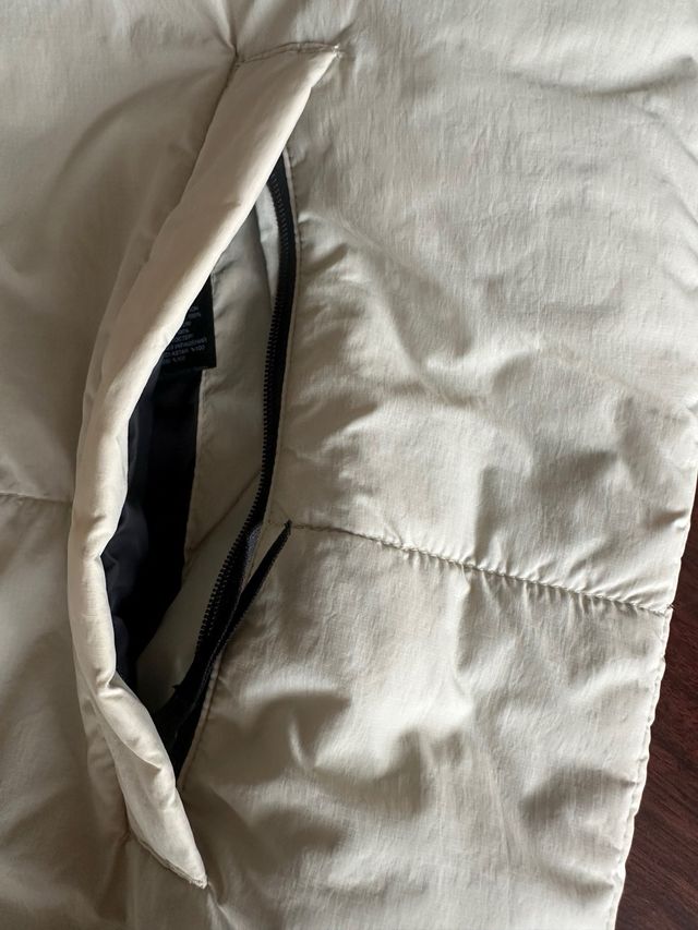 Chaqueta The North Face Beige y Negra