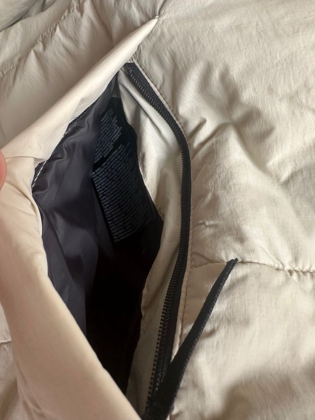 Chaqueta The North Face Beige y Negra