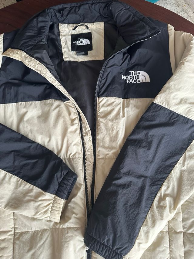 Chaqueta The North Face Beige y Negra