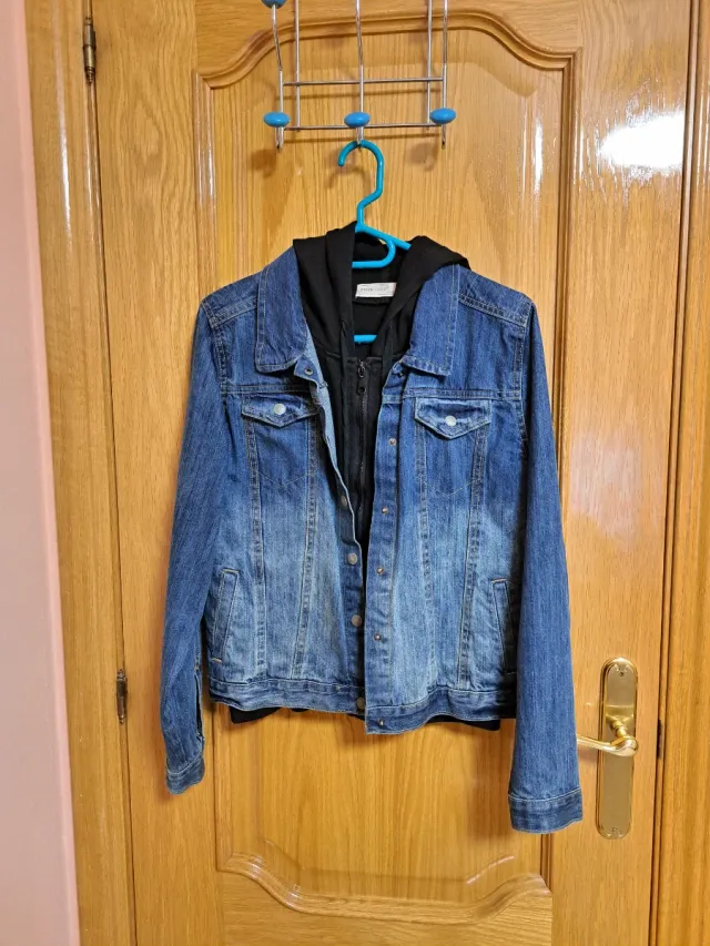 Chaqueta Vaquera Mujer Azul y Negra