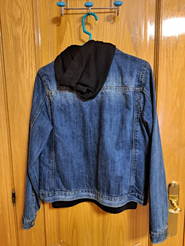 Chaqueta Vaquera Mujer Azul y Negra