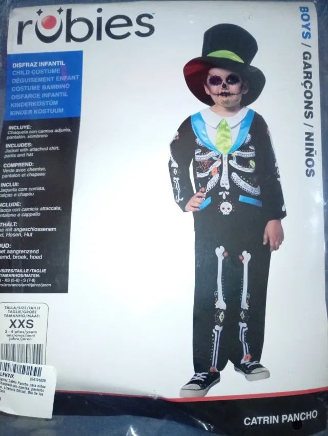 Disfraz Catrin Pancho Niño Talla XXS