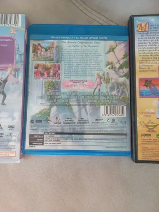 Pack 3 Películas Barbie y Disney Princesas