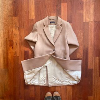 *NUEVO* Abrigo Gabardina Massimo Dutti Beige Mujer