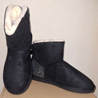 Botines Geographical Norway Negro y Plata