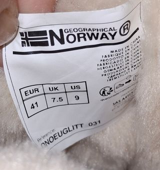 Botines Geographical Norway Negro y Plata