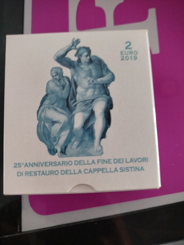 Moneda Vaticano Cappella Sistina 1994-2019