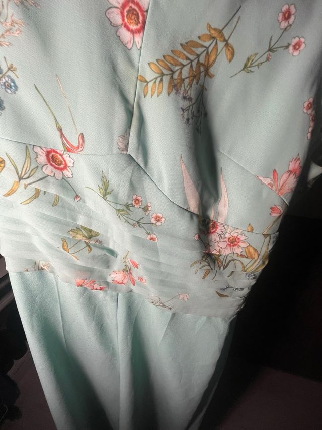 Mono turquesa flores boda fiesta