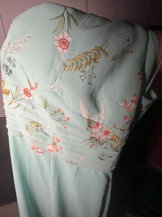 Mono turquesa flores boda fiesta