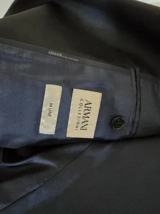 Traje Armani Negro Hombre