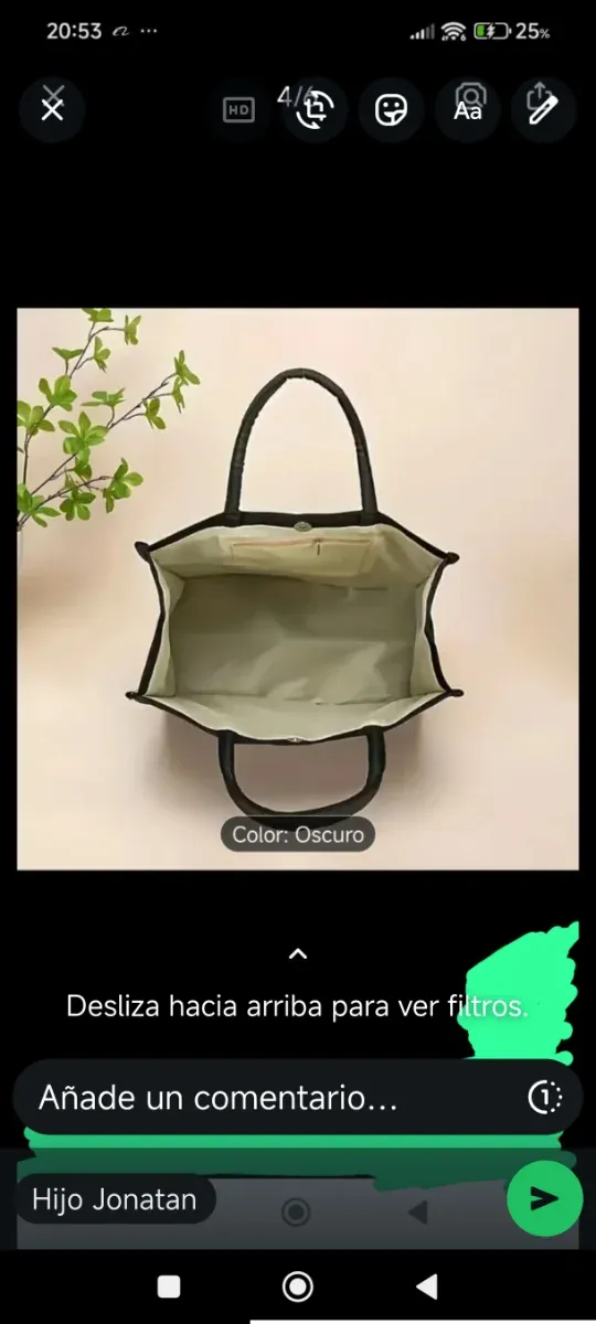 Conjunto Emporio: Bolso y Neceser Negro