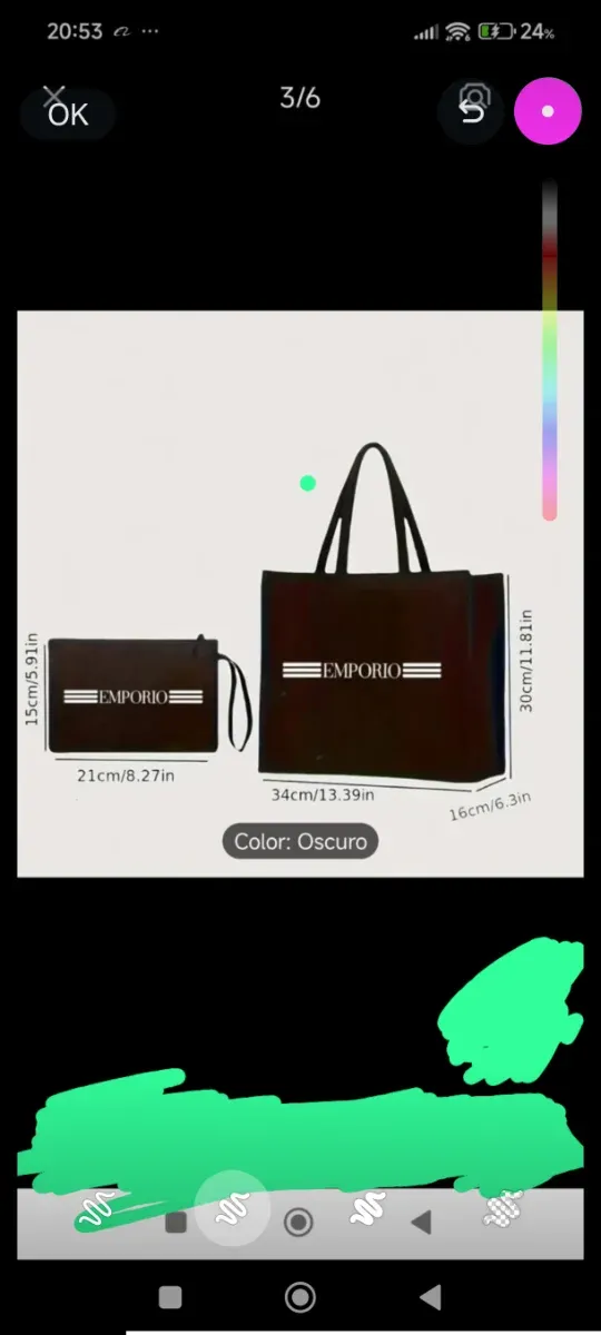 Conjunto Emporio: Bolso y Neceser Negro