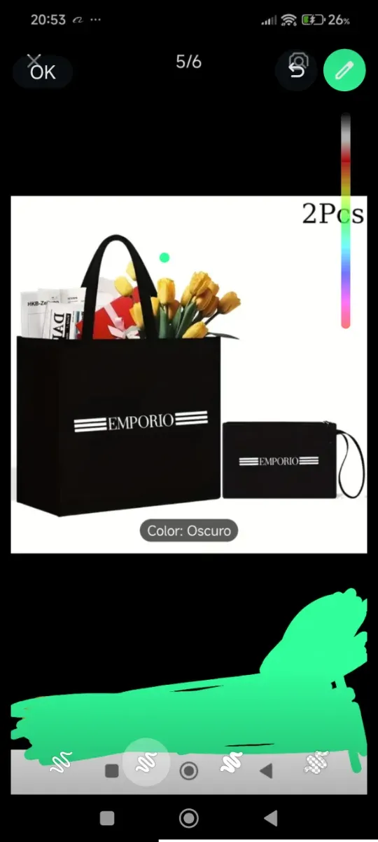 Conjunto Emporio: Bolso y Neceser Negro