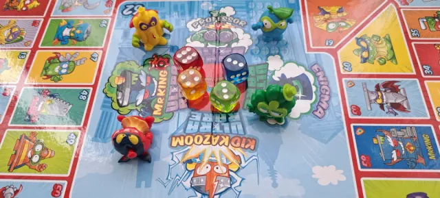 Super Zings/ superthings Juego de la Oca+4 superti