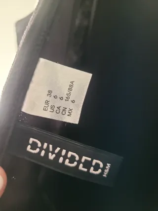 Vestido Terciopelo Negro Talla 38