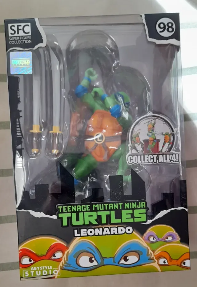Figura diorama Leonardo Tortugas Ninja Teenage